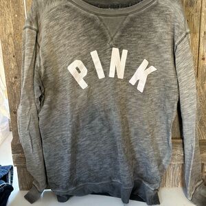PINK Victoria's Secret Charcoal Pullover